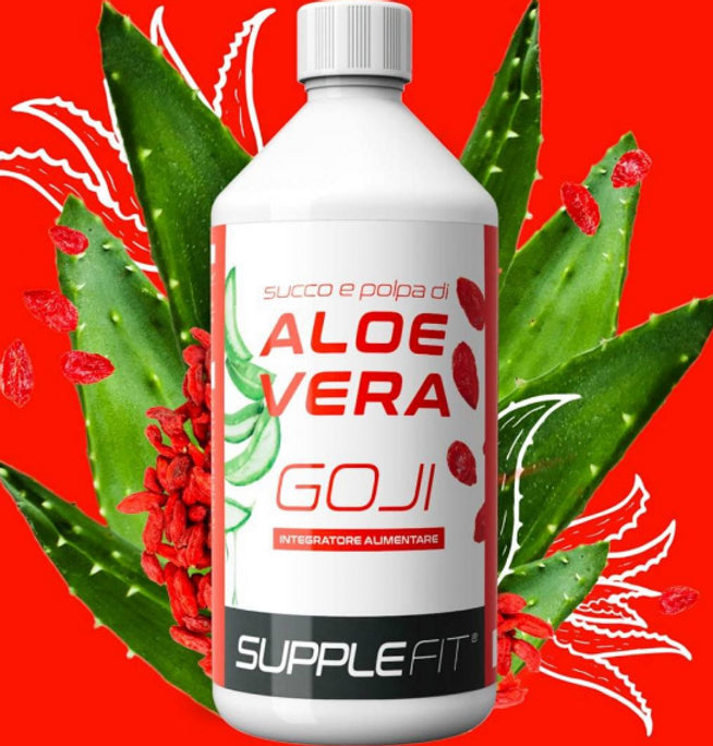 Saft und Fruchtfleisch der Aloe Vera mit Goji